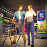 virtual mother shopping mall - supermarket games android application logo